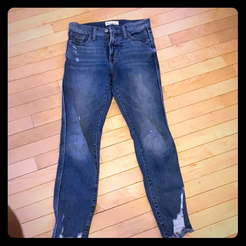 Gap high rise, slim straight cut